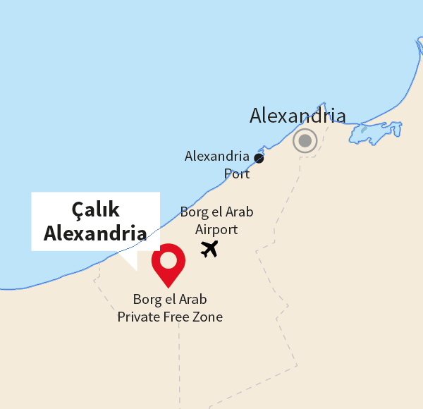 Calik Alexanrdria map